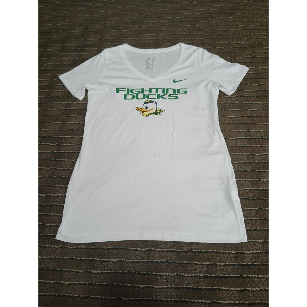 The Nike Tee Oregon Ducks Graphic Print T-Shirt Women's Size Small Sports Spring